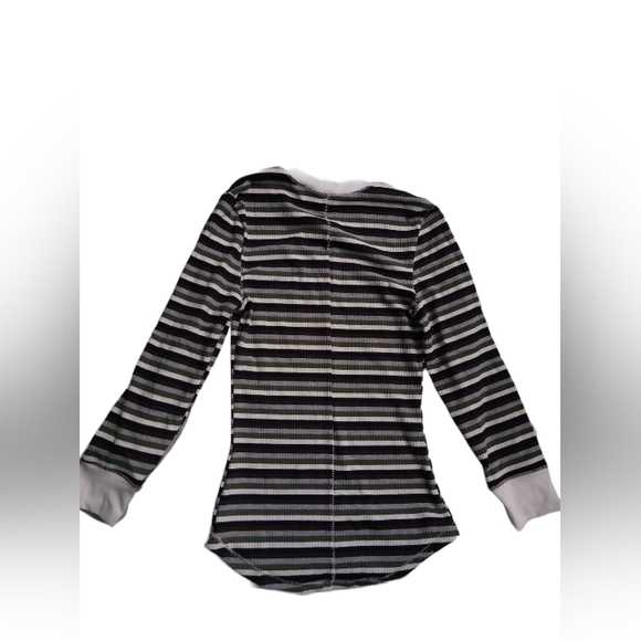 Free People Intimately Good On You Ribbed Stripe Ringer Baseball Tee Size XS - Picture 8 of 9